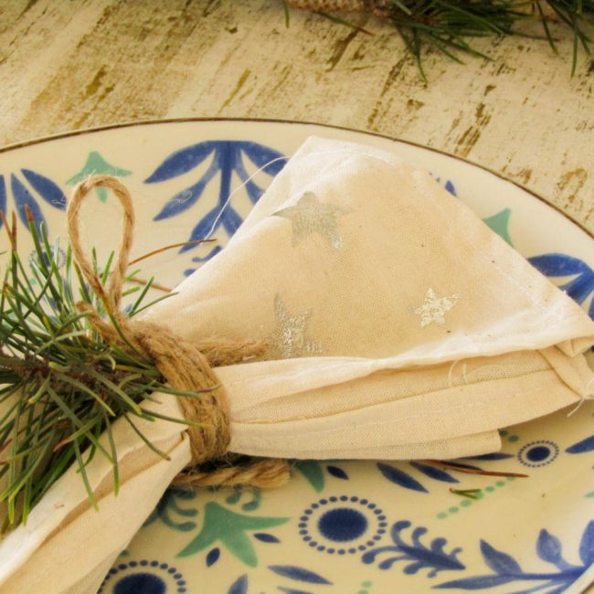 Mesa navideña (redes)