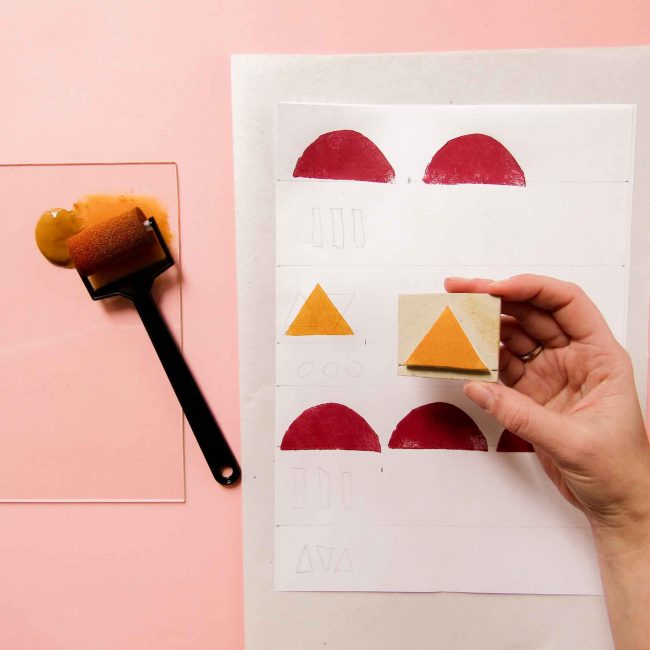 Cómo crear sellos y estampar telas